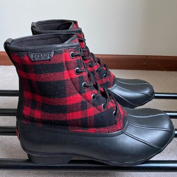 SPERRY Men Saltwater Duck Boots - NEW NIB NWB NWT - Picture 6 of 8